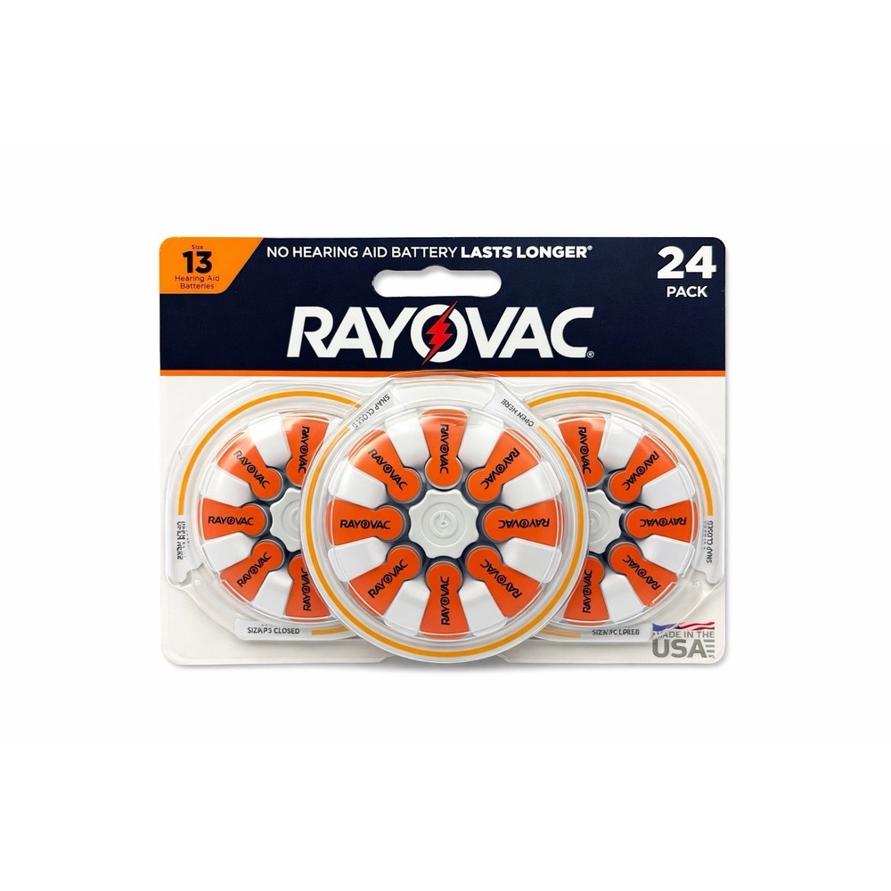 Rayovac Size 13 Hearing Aid Batteries (24 Pack), Size 13 -  03/26
